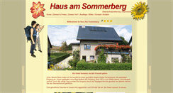 Desktop Screenshot of hausamsommerberg.de